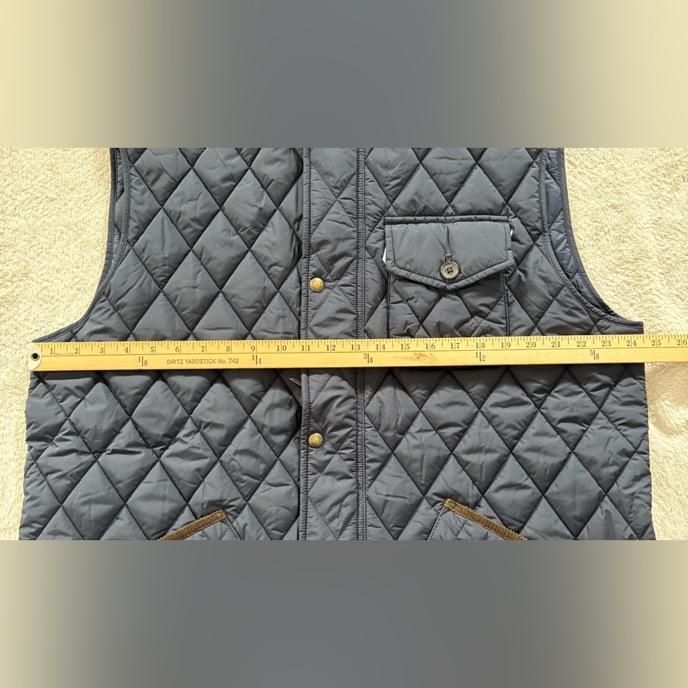 NWT Polo by Ralph Lauren Navy The Beaton Quilted Vest (XLT) - Picture 8 of 11